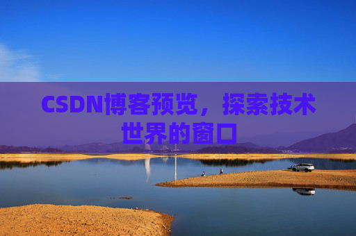 CSDN博客预览,探索技术世界的窗口