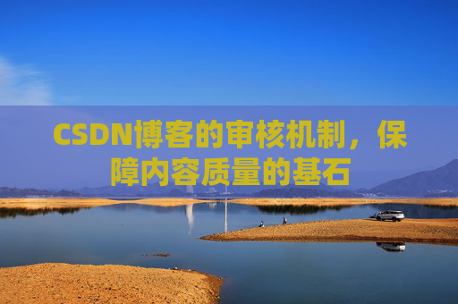 CSDN博客的审核机制，保障内容质量的基石
